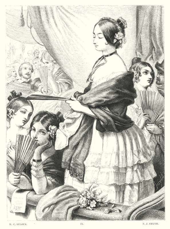 Childe Harold, Canto I, Stanza 72 (gravure) door Henry Courtney (after) Selous
