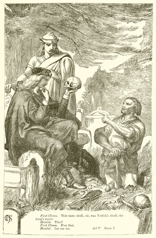 Hamlet door Henry Courtney Selous