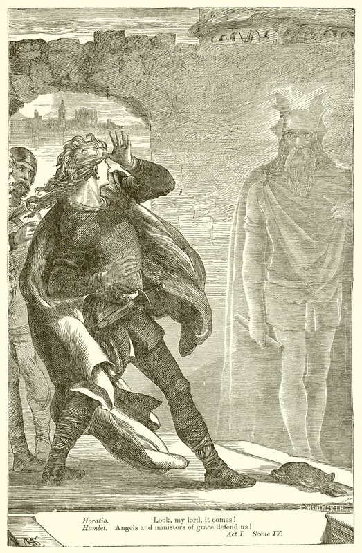 Hamlet door Henry Courtney Selous