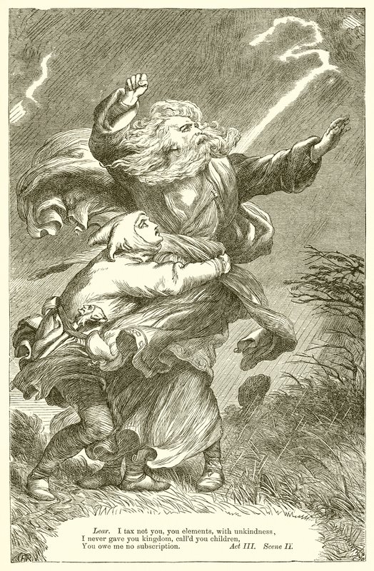 Koning Lear door Henry Courtney Selous