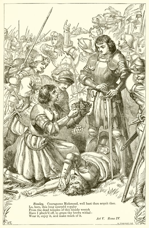 Koning Richard III door Henry Courtney Selous