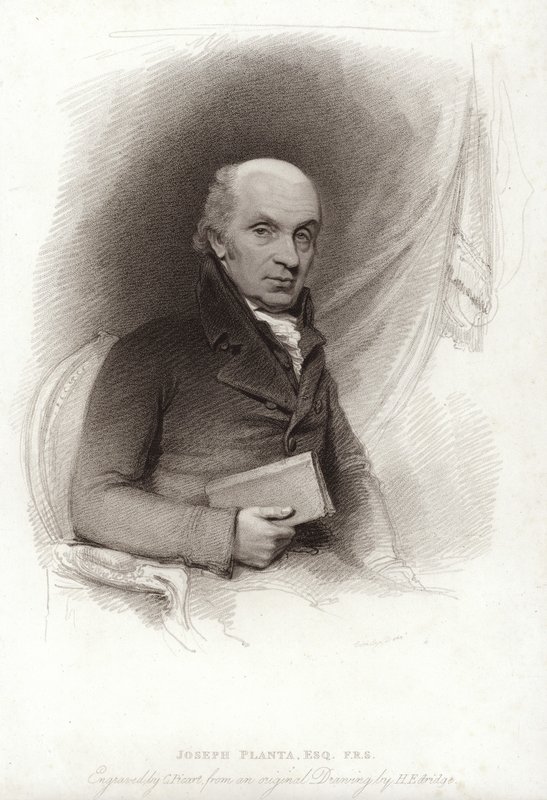 Joseph Planta door Henry Edridge