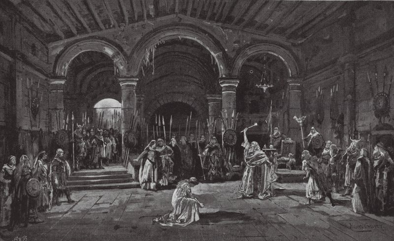 Scène uit King Lear door Henry Hawes Craven Green