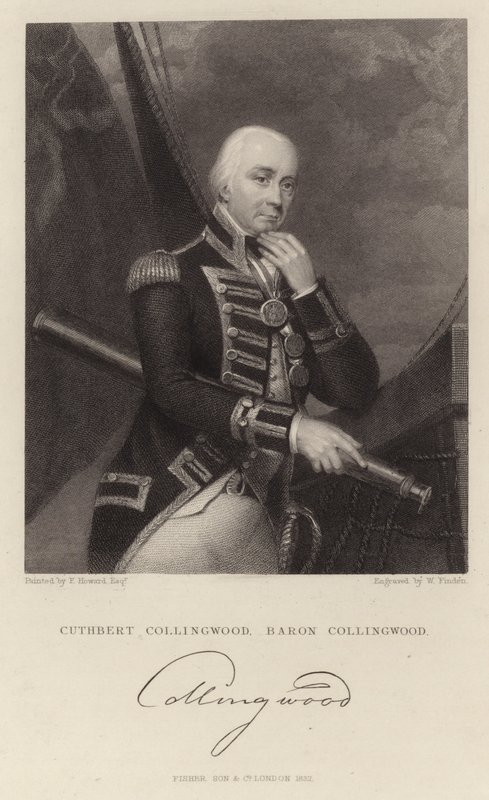 Portret van Cuthbert Collingwood door Henry Howard