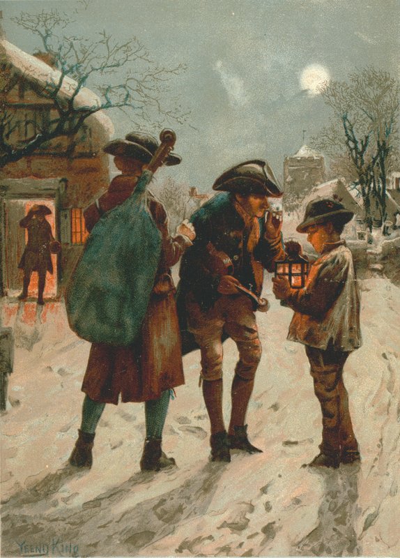 Kerstwachten van Lang Geleden door Henry John Yeend King