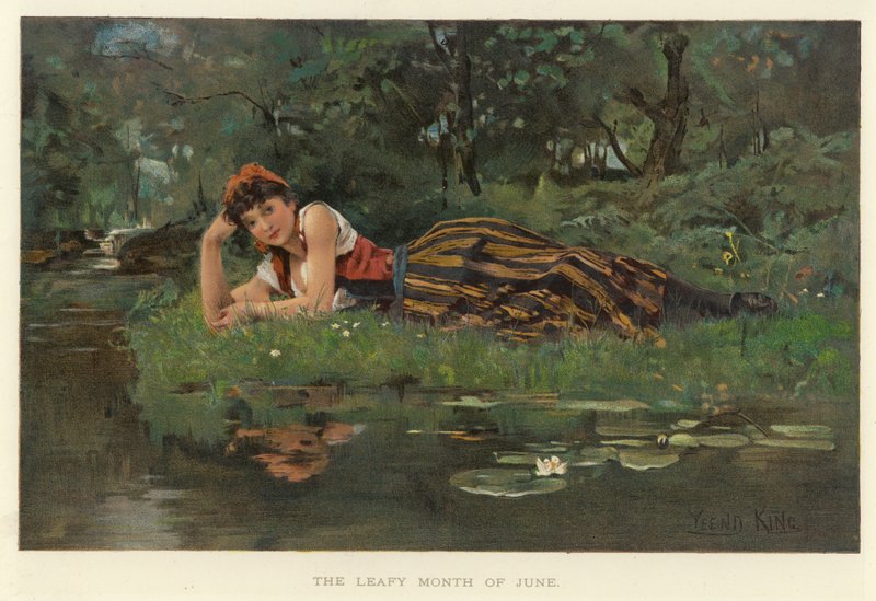De groene maand juni door Henry John Yeend King