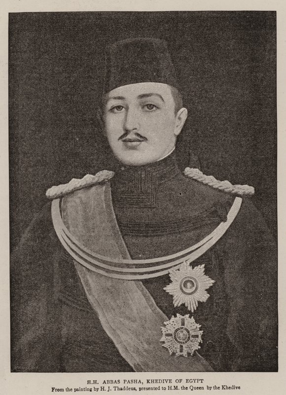 HH Abbas Pasha, Khedive van Egypte door Henry Jones Thaddeus