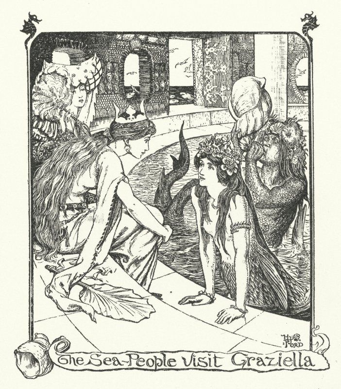 De Zeemensen Bezoeken Graziella door Henry Justice Ford