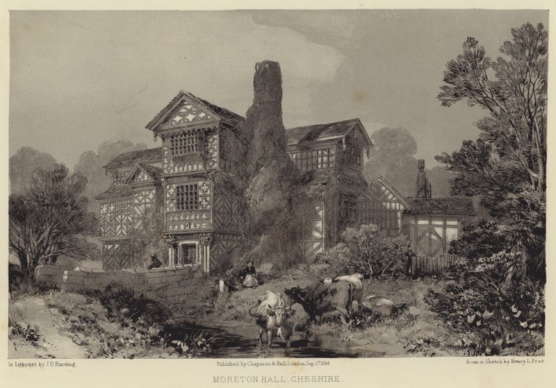 Moreton Hall, Cheshire door Henry Lark Pratt