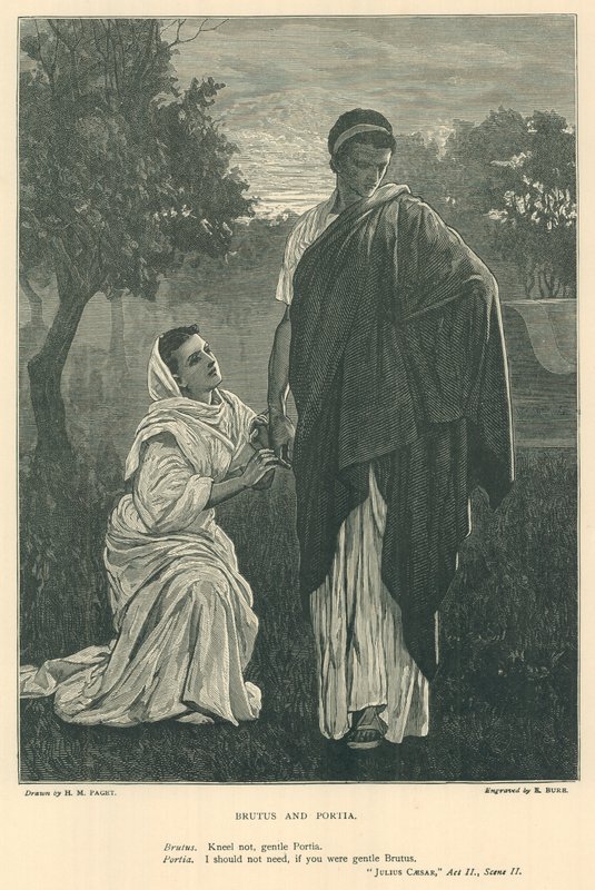 Illustratie voor Julius Caesar door Henry Marriott Paget