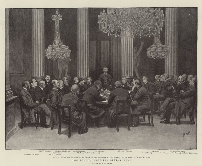 Het London Hospital Sunday Fund door Henry Marriott Paget