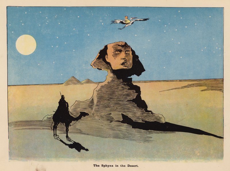 Illustratie voor The Adventures of a Japanese Doll door Henry Mayer
