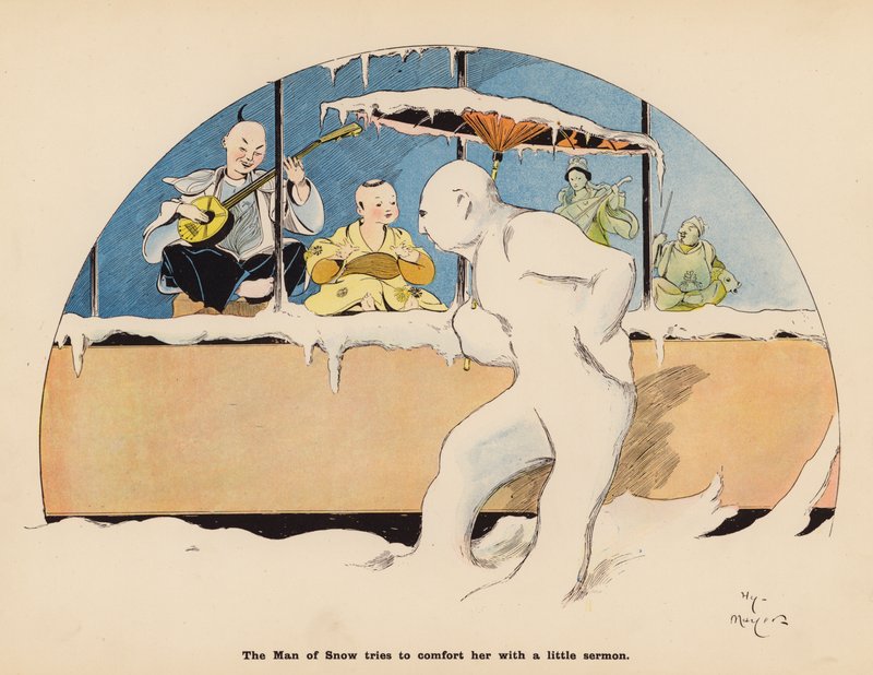 Illustratie voor De avonturen van een Japanse pop door Henry Mayer