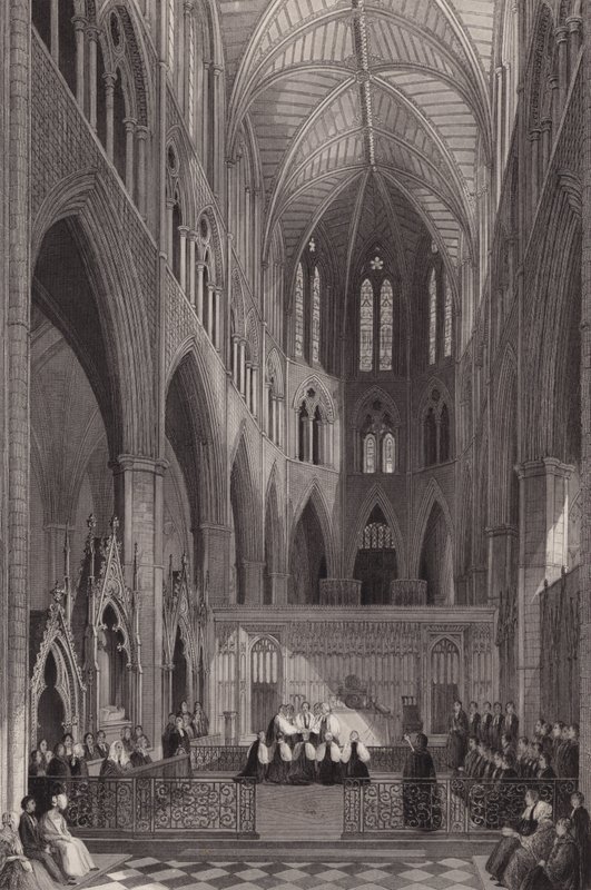 Wijding van koloniale bisschoppen in Westminster Abbey, Londen door Henry Melville