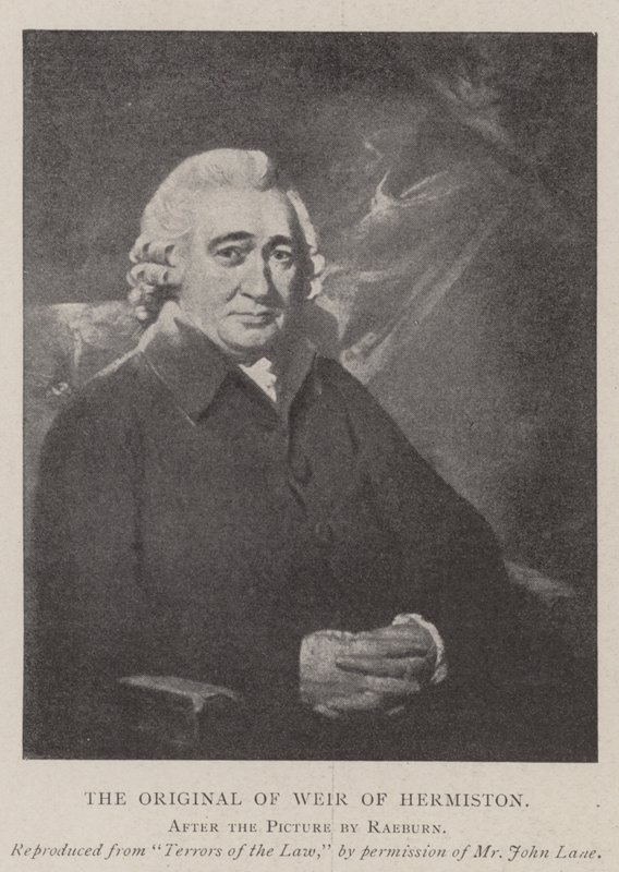 Het origineel van Weir of Hermiston door Henry Raeburn