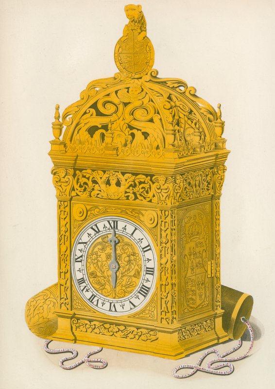 Klok, gepresenteerd door Hendrik VIII aan Anne Boleyn, 1533 door Henry Shaw