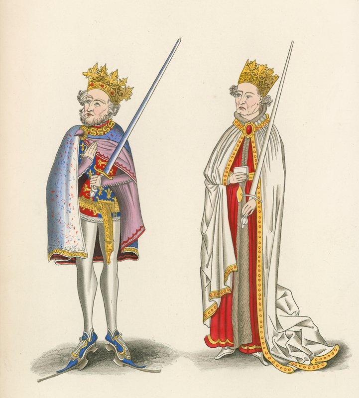Koning Jan en Koning Hendrik I, ca. 1440 door Henry Shaw
