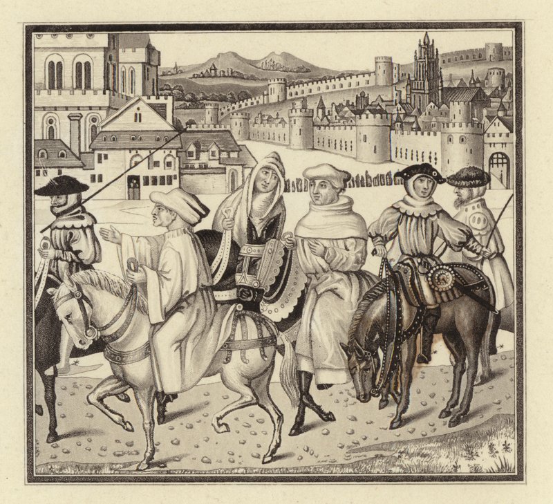 De Canterbury Pelgrimage door Henry Shaw