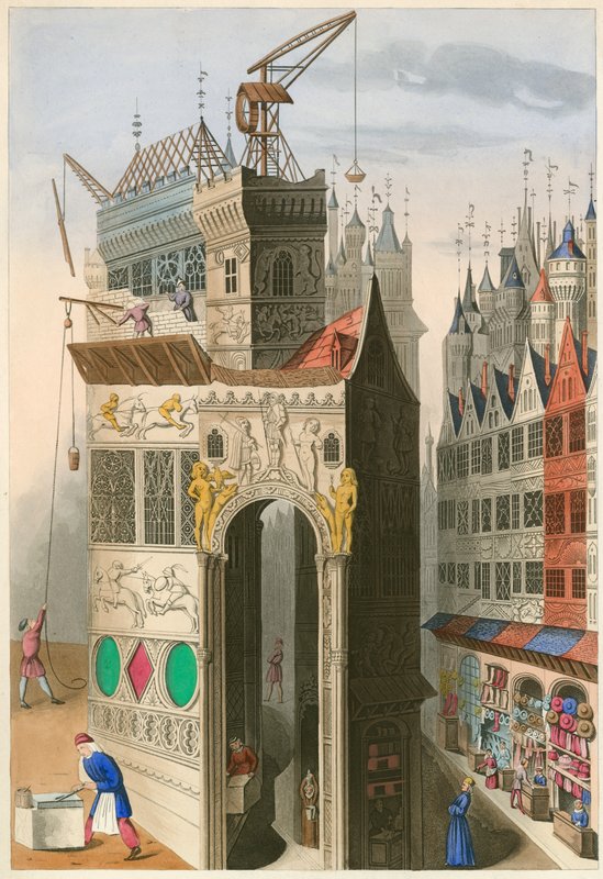 Troy Town, 1498-1515 door Henry Shaw