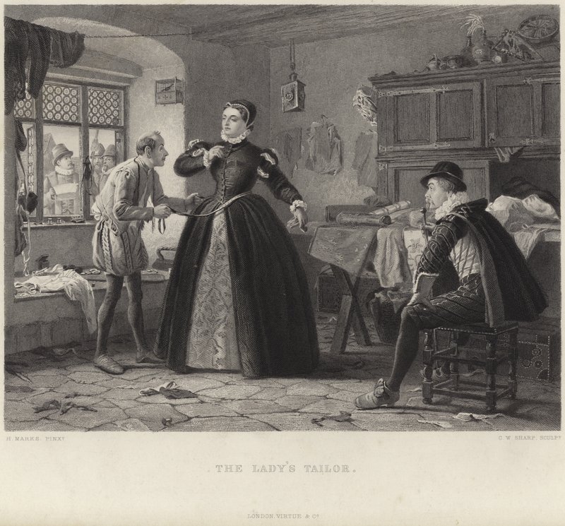 De kleermaker van de dame door Henry Stacey Marks