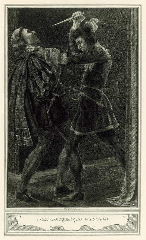 De Hertogin van Malfi door John Webster: De moord op Antonio door Henry Weston Keen