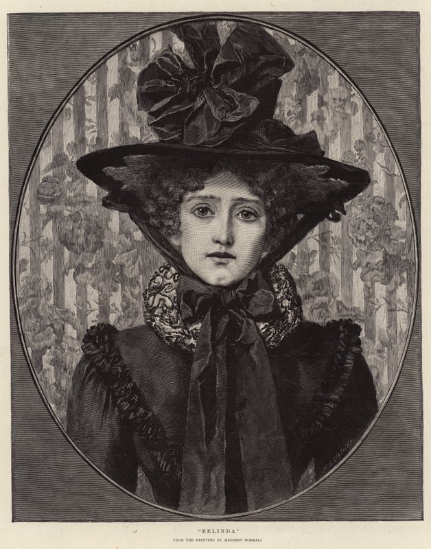 Belinda door Herbert Gustave Schmalz