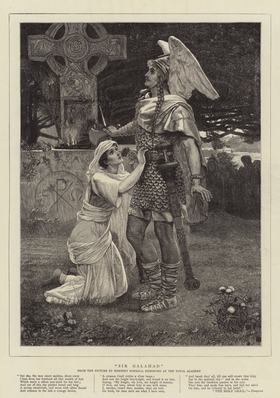 Sir Galahad door Herbert Gustave Schmalz