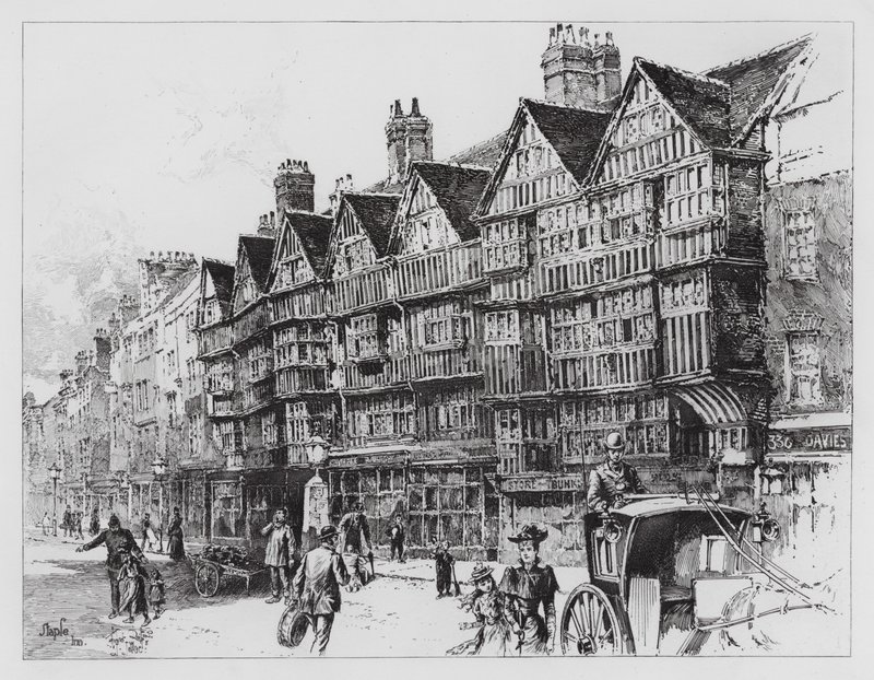 Staple Inn door Herbert (after) Railton