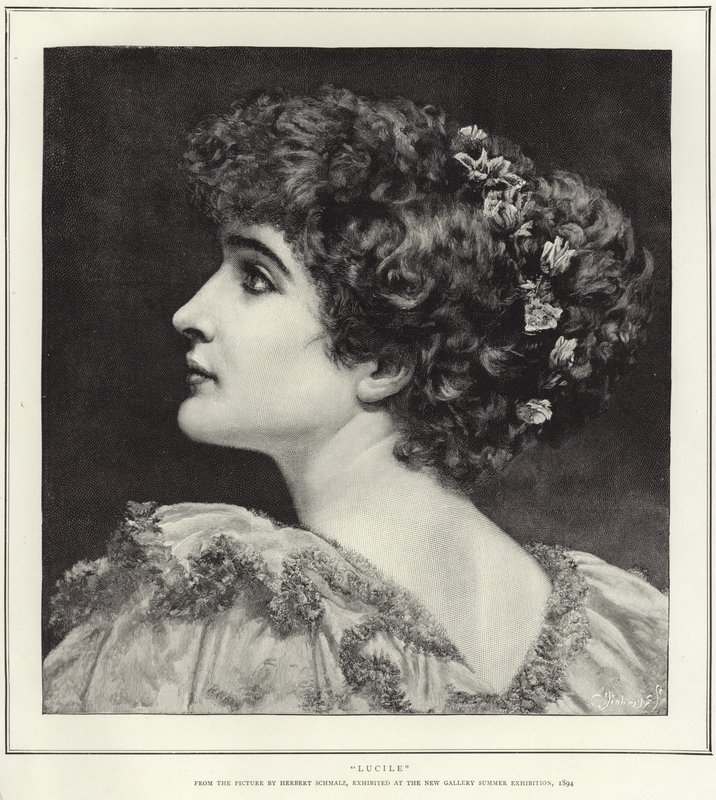 Lucille, door Herbert Schmalz door Herbert Gustave Schmalz