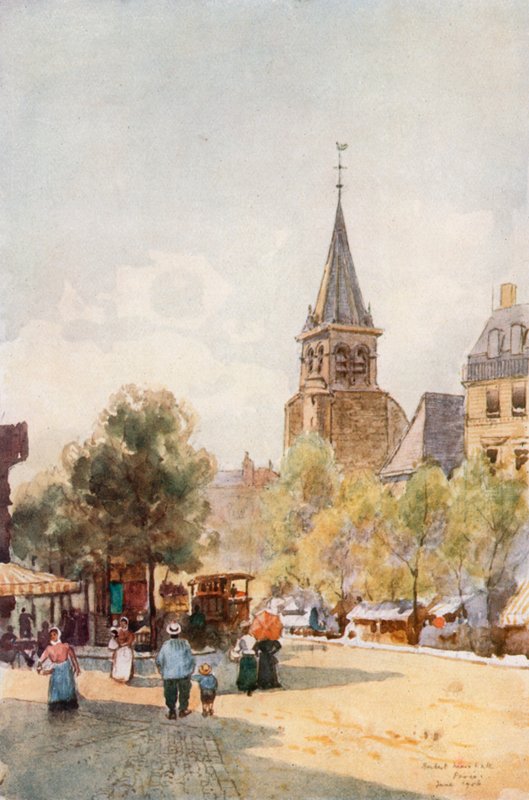 St. Germain des Pres, Parijs door Herbert Menzies Marshall