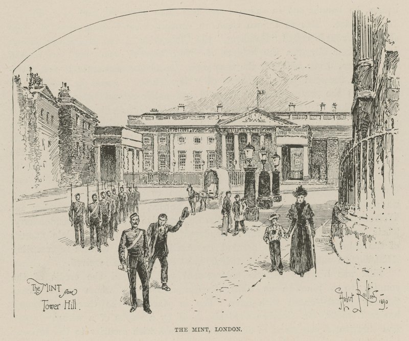 De Munt Londen door Herbert Railton