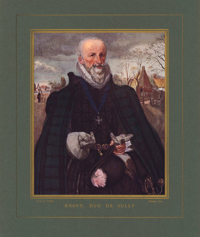 Maximilien de Béthune, Hertog van Sully, Eerste Minister van Frankrijk tijdens het bewind van Koning Hendrik IV door Hermann Vogel