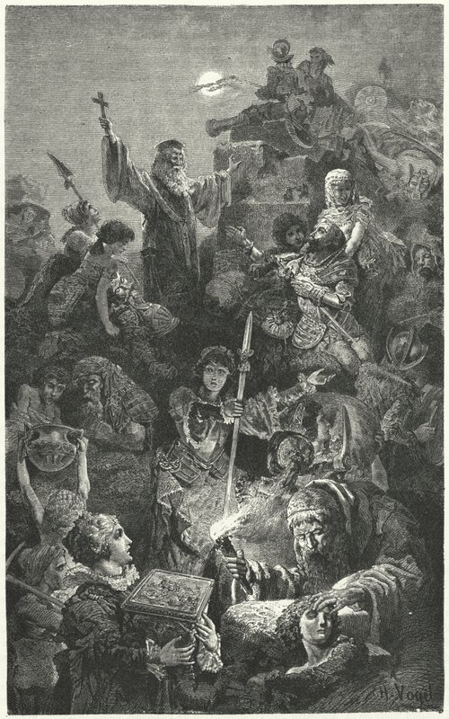 Belegering van de Venetiaanse stad Nicosia door de Ottomanen, 1570 door Hermann Vogel