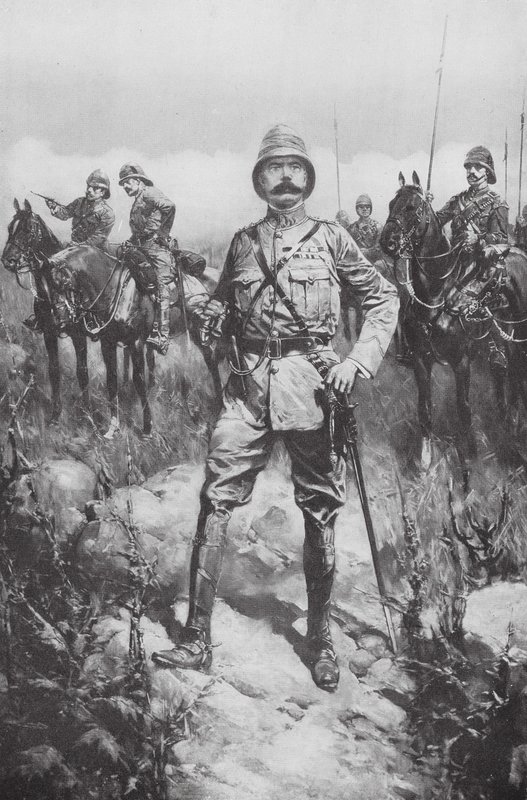 Lord Kitchener op de Veldt door Hermanus Willem (after) Koekkoek