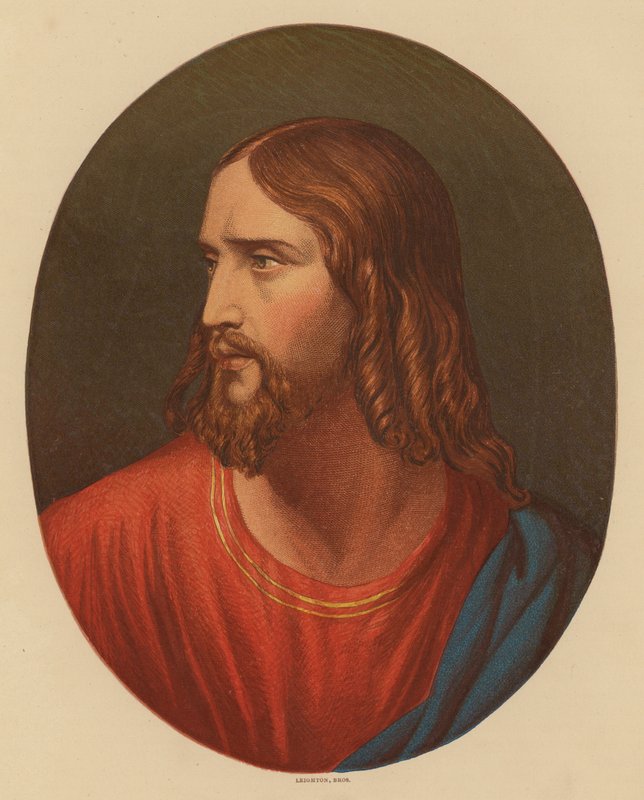 Hoofd van Christus door Hippolyte (1797 1856) (after) Delaroche