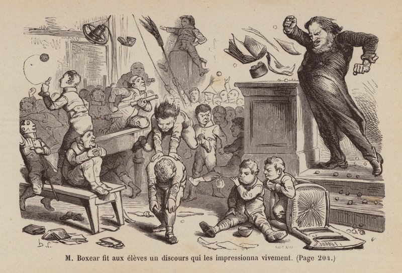 Illustratie voor Un Bon Petit Diable door Horace (after) Castelli