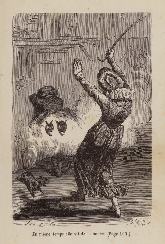 Illustratie voor Un Bon Petit Diable door Horace (after) Castelli
