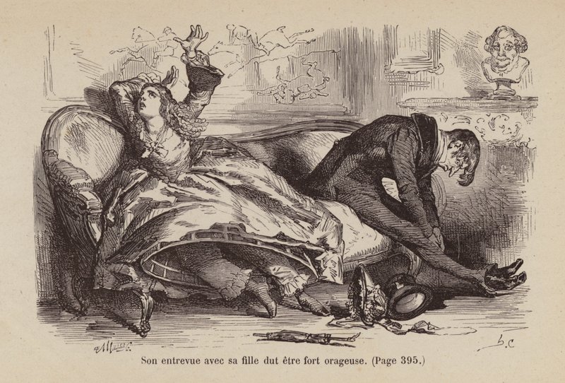 Illustratie voor Un Bon Petit Diable door Horace (after) Castelli