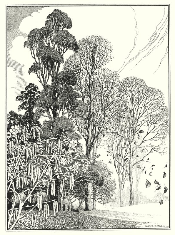 De maanden (litho) door Horace J. Knowles