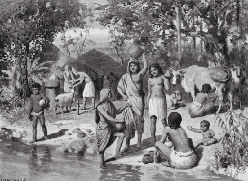Ariërs vestigden zich in India, Openlucht Offer door Horace van Ruith
