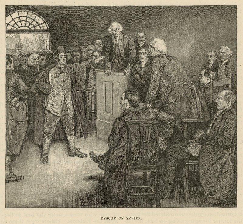 Redding van Sevier door Howard Pyle