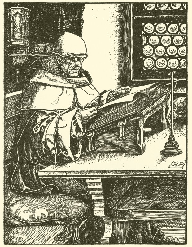Uit Otto van de Zilveren Hand door Howard (after) Pyle