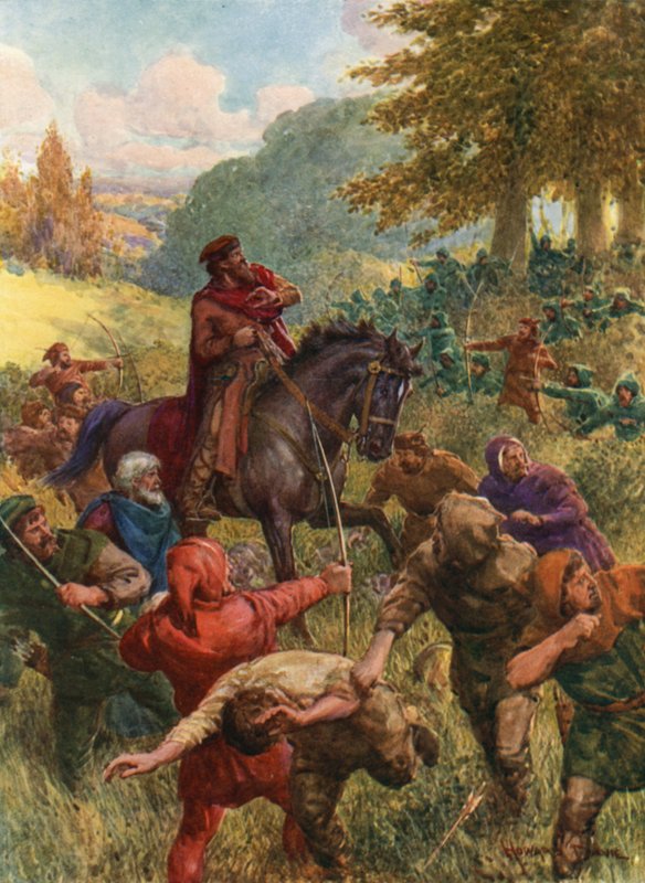 De redding van Sir Richard van de Lea door Howard Davie
