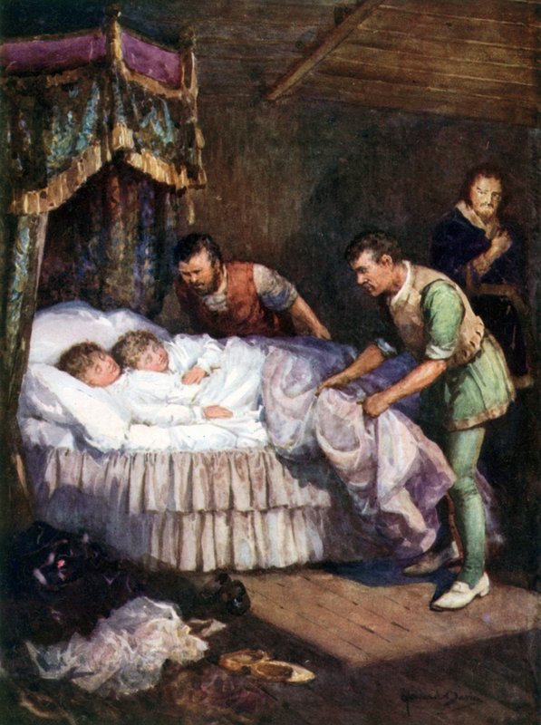 De moord op de prinsen in de Toren door Howard Davie