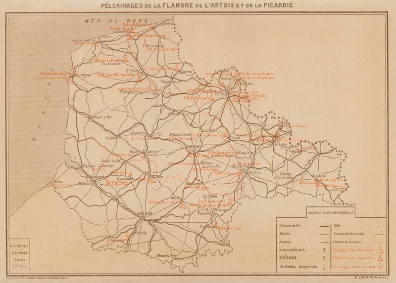 Pelgrimstochten van Vlaanderen, Artesië en Picardië door Hubert Clerget