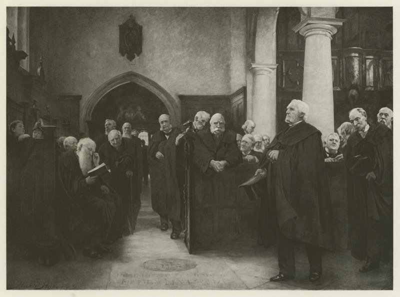 De Charterhouse-kapel door Hubert von Herkomer