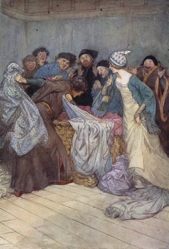 Illustratie voor De Vrolijke Vrouwen van Windsor door Hugh Thomson