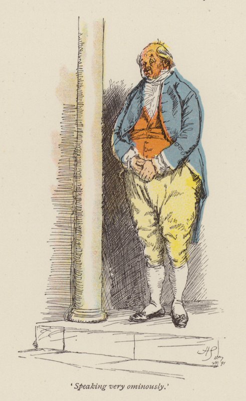 Illustratie voor Cranford door Mrs Gaskell door Hugh Thomson