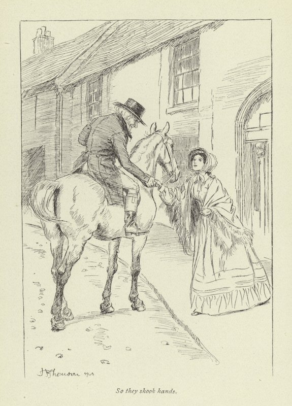 Illustratie voor Janets Berouw door Hugh Thomson