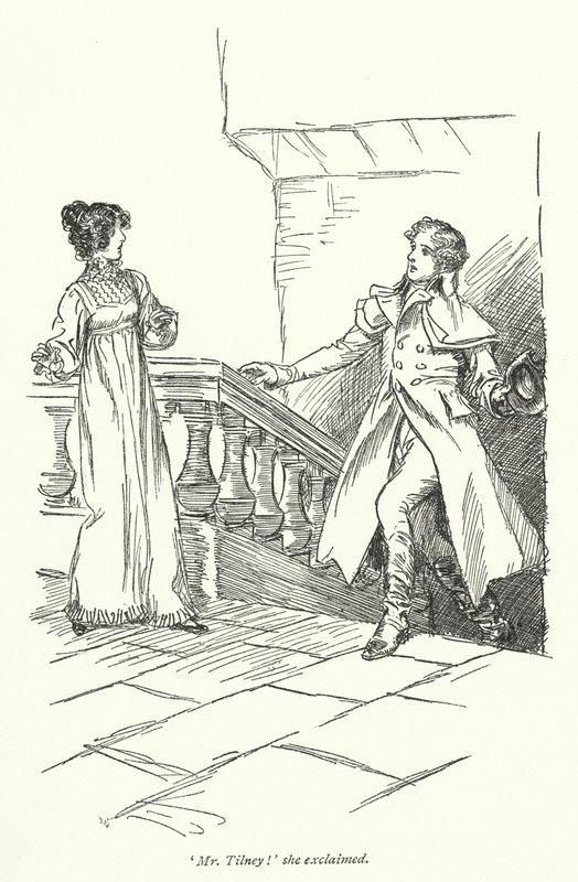 Illustratie voor Northanger Abbey door Jane Austen door Hugh Thomson